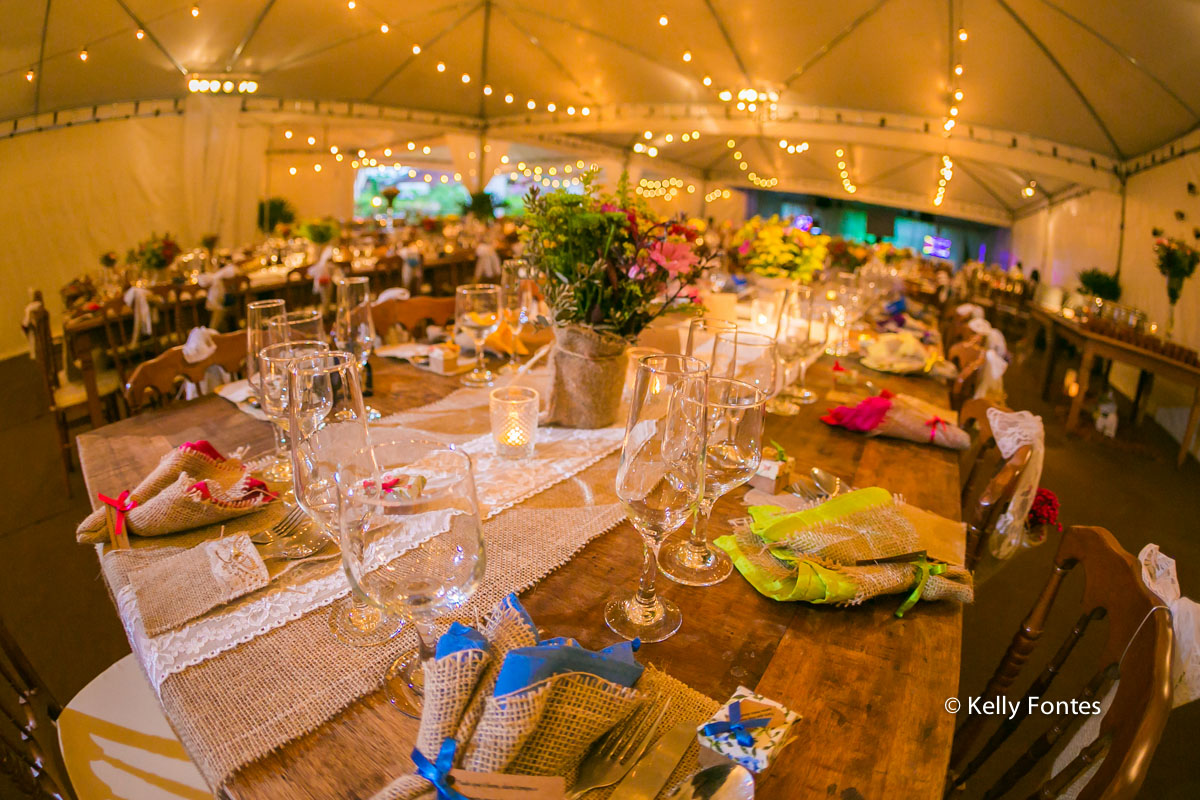 Fotografia decoração casamento RJ buffet